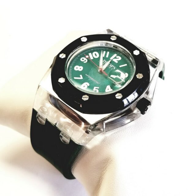 Drops Milano Sea Green Plastic Quartz Watch with Sea Green Band