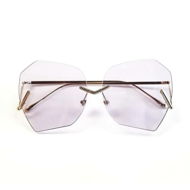 For Art’s Sake Burton Purple Geometric Sunglasses