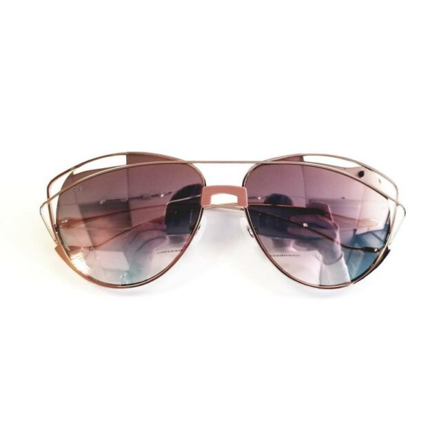 For Art’s Sake Dark Eyes Rose Teardrop Sunglasses