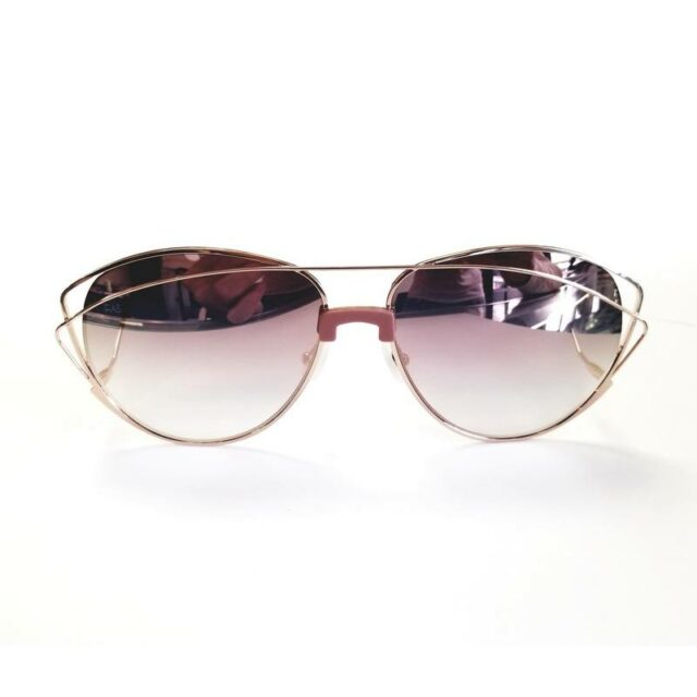 For Art’s Sake Dark Eyes Rose Teardrop Sunglasses