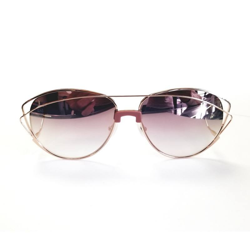 For Art’s Sake Dark Eyes Rose Teardrop Sunglasses