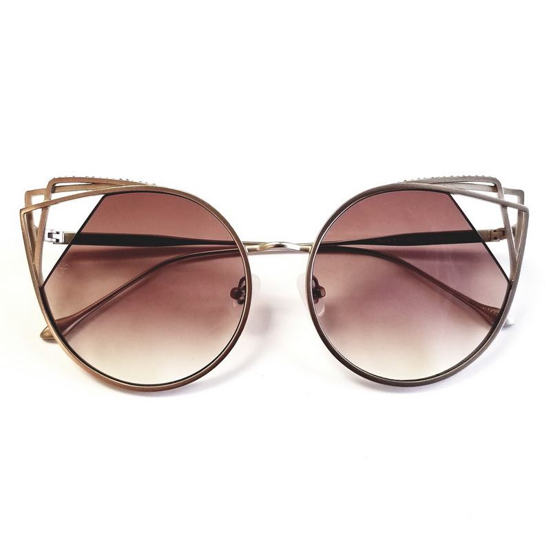 For Art’s Sake Delta Champagne Cat Eye Sunglasses