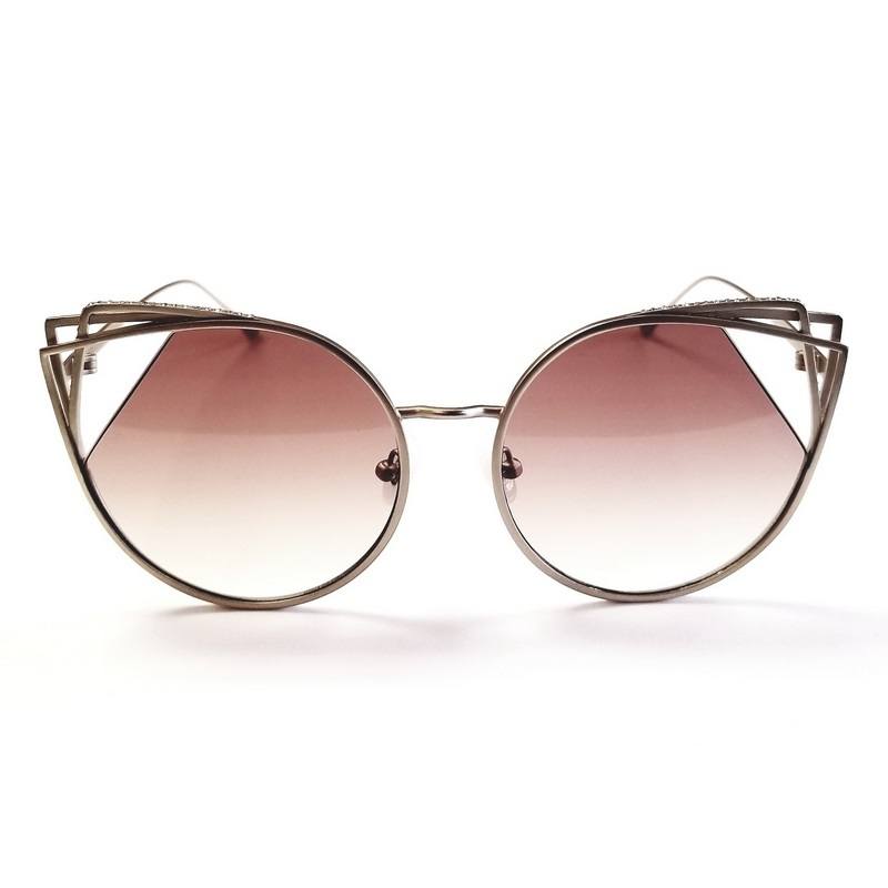 For Art’s Sake Delta Champagne Cat Eye Sunglasses