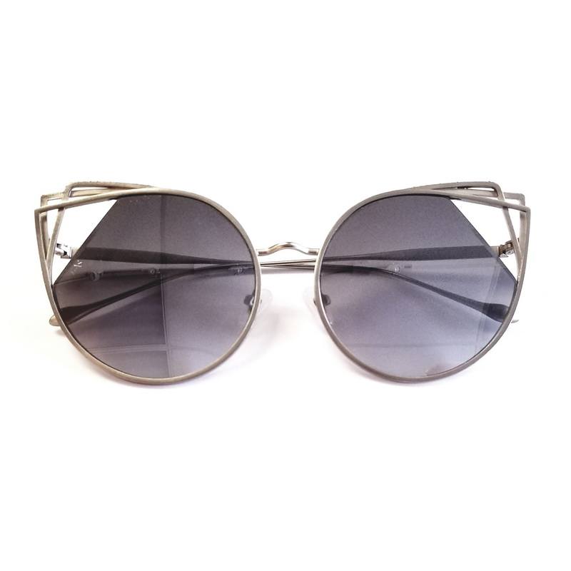 For Art’s Sake Delta Silver Cat Eye Sunglasses