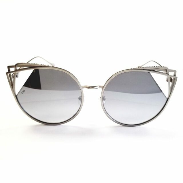 For Art’s Sake Delta Silver Cat Eye Sunglasses