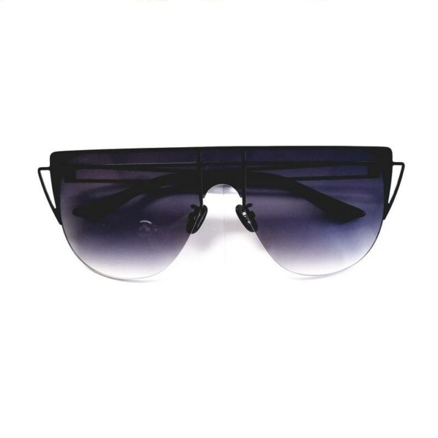 For Art’s Sake Futuristic Alien Black Sunglasses