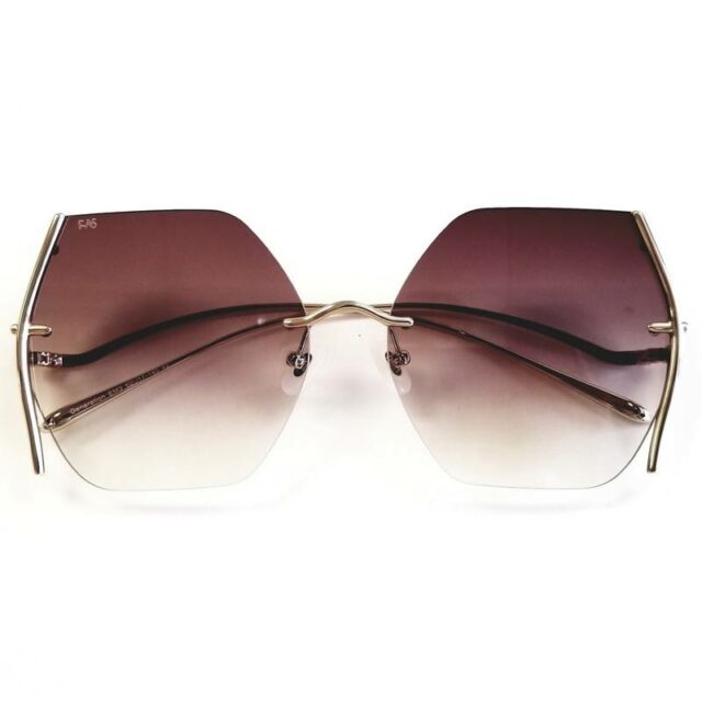 For Art’s Sake Generation Champagne Geometric Sunglasses