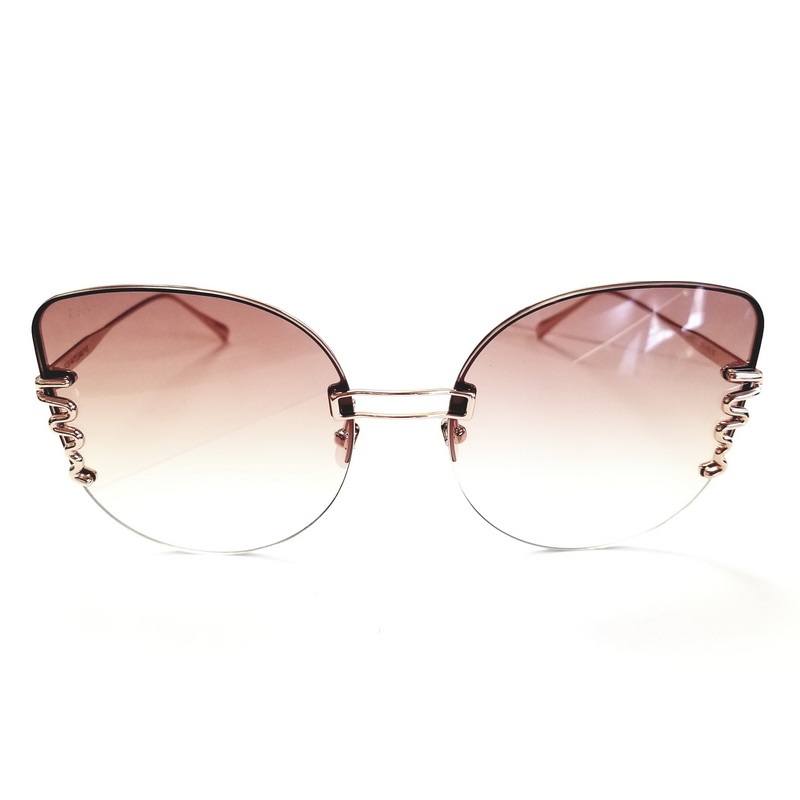 For Art’s Sake Girlboss Champagne Butterfly Sunglasses