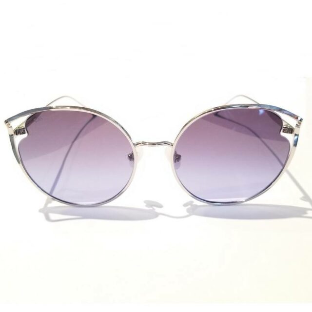 For Art’s Sake Navy Cat Eye Sunglasses