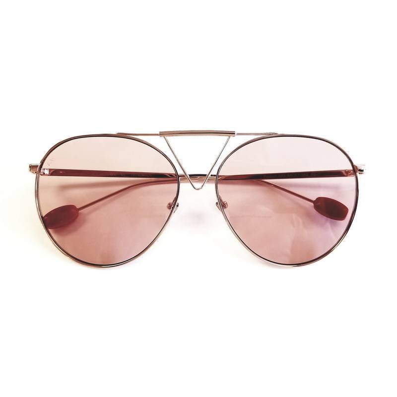 For Art’s Sake Poison Blush Aviator Sunglasses