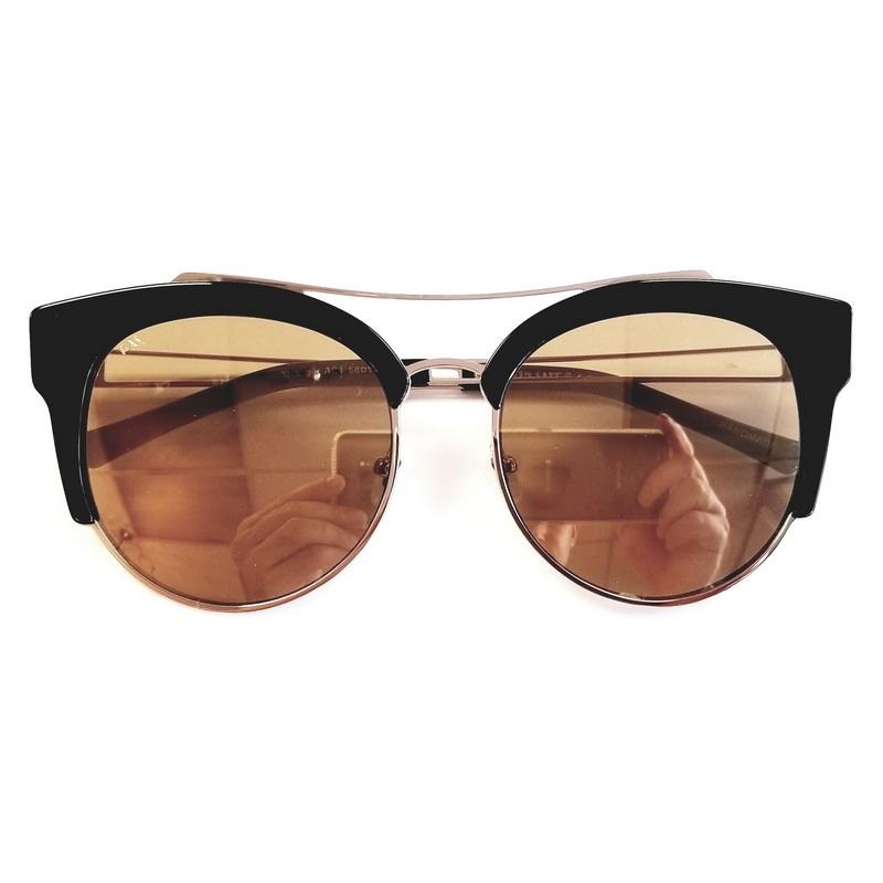 For Art’s Sake This Girl Gold Cat Eye Clubmaster Sunglasses