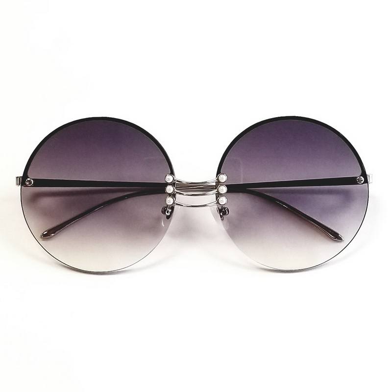 For Art’s Sake Vermeer Black Circle Sunglasses