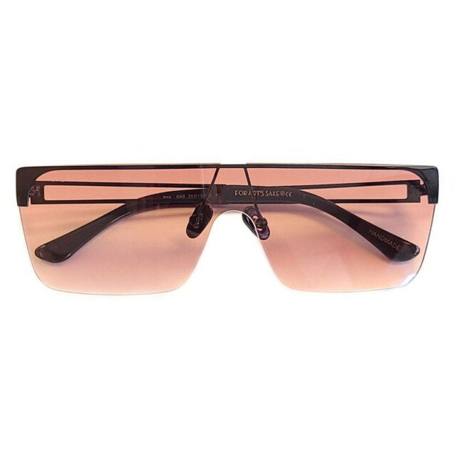 For Art’s Sake Xtra Futuristic Champagne Square Sunglasses