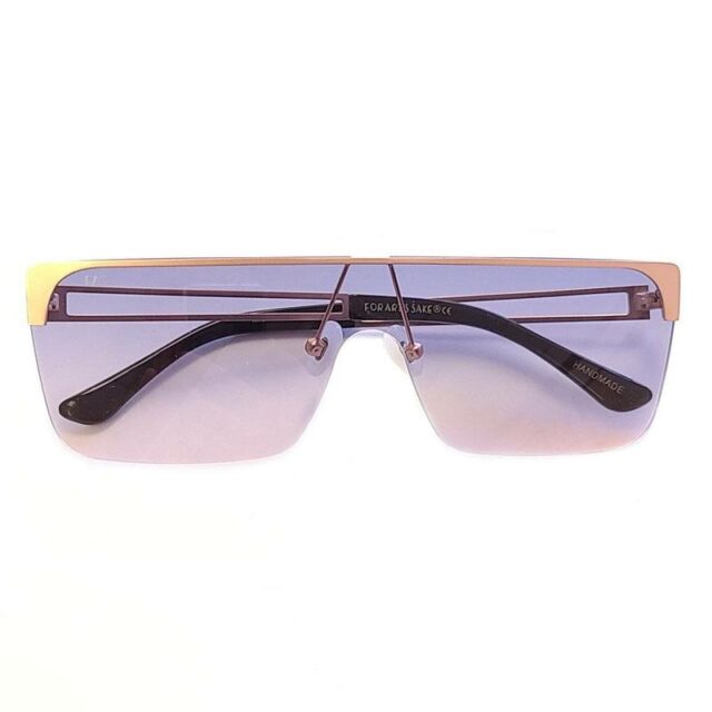 For Art’s Sake Xtra Futuristic Pink Square Sunglasses