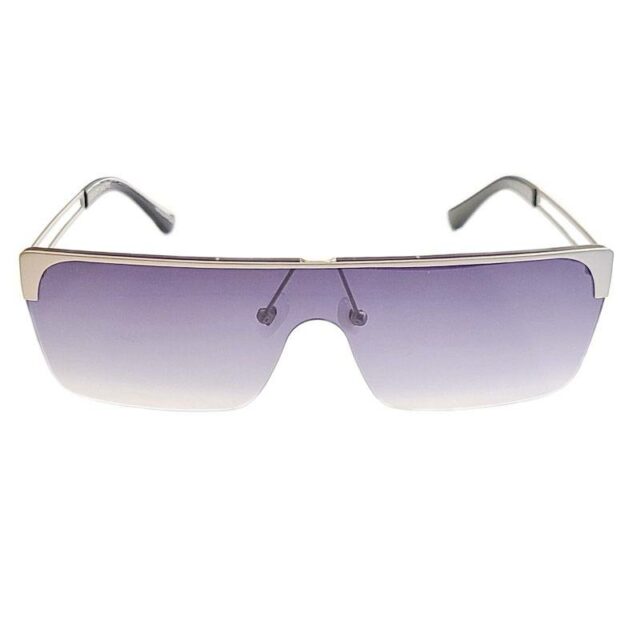 For Art’s Sake Xtra Futuristic Silver Square Sunglasses