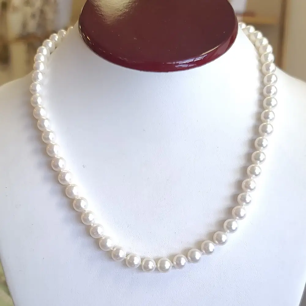 Italian Crafted Freshwater Pearl Necklace