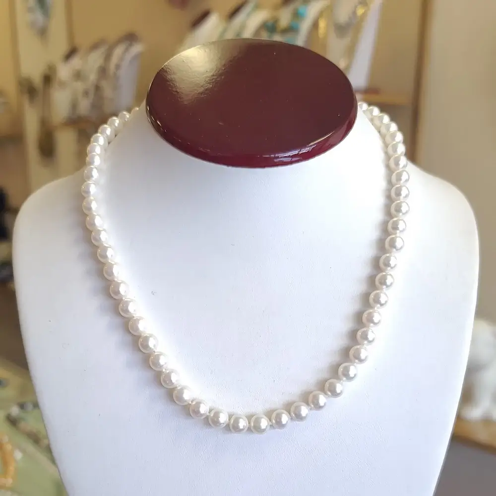 Italian Crafted Freshwater Pearl Necklace