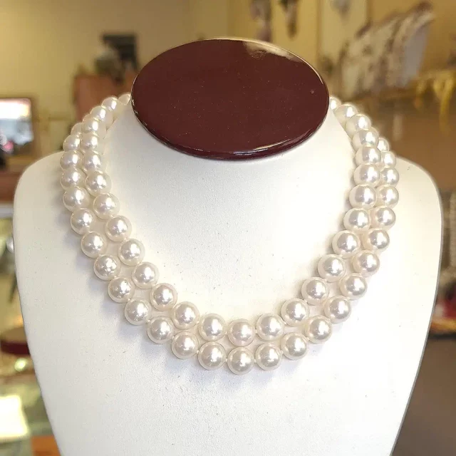 Tara Pearls Sterling Silver Stacked South Sea Pearl Necklace