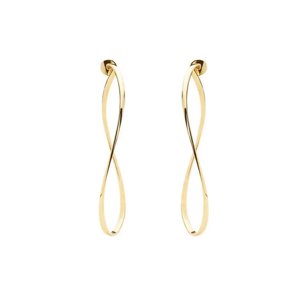 Antonini Milano Siracusa 18K Yellow Gold Spiral Earrings