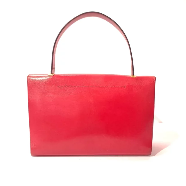 Valentino Vring Red Leather Handbag